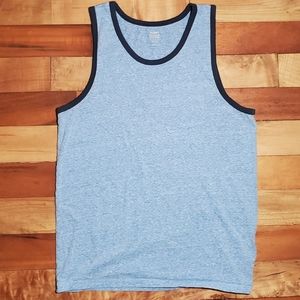 Old navy blue tank, soft washed